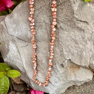 Pink Keshi Pearl Necklace